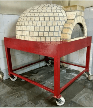 Brick Wood Gas Fire Oven