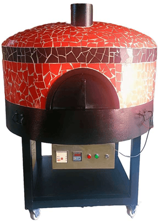 Electric Wood Gas Fire Oven